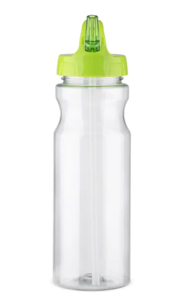 TRANCE Water bottle with straw  700 ml Svijetlo zelena
