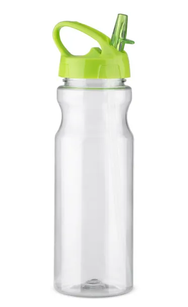 TRANCE Water bottle with straw  700 ml Light green