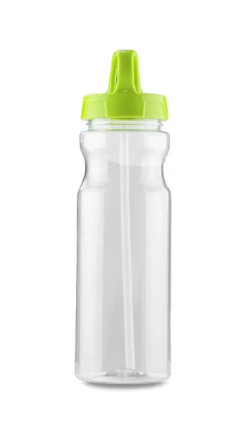 TRANCE Water bottle with straw  700 ml zielony jasny