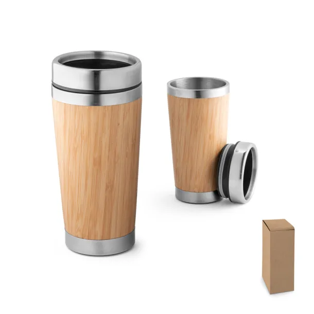 PIETRO 500 ml bamboo Travel Cup