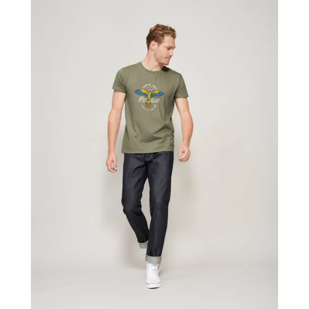 PIONEER MEN TSHIRT-175g bottle green