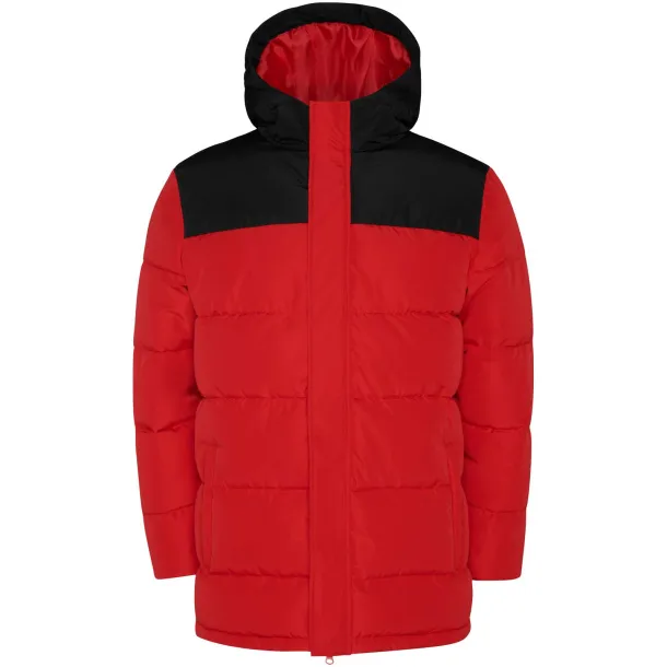 Tallin unisex insulated jacket - Roly Red Solid black