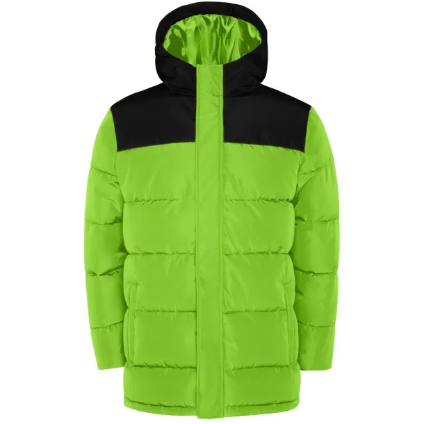 Tallin unisex podstavljena jakna - Roly Limeta Solid black