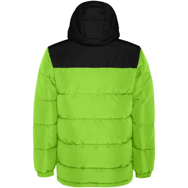 Tallin unisex insulated jacket - Roly Lime Solid black