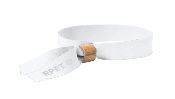 Broch RPET festival bracelet White Natural