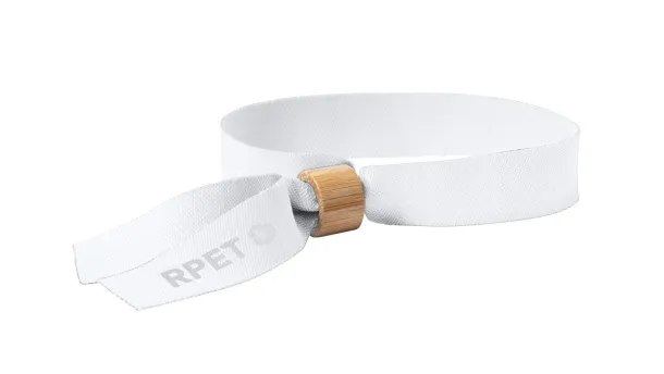 Broch RPET festival bracelet White Natural