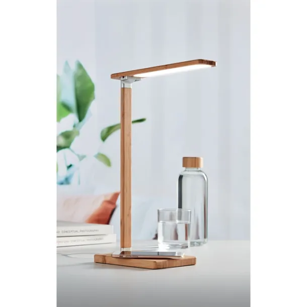 NEAT LIGHT Desktop light and charger 10W Wood