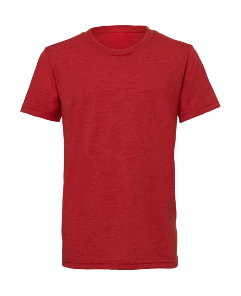  Triblend dječja kratka majica, 130 g/m² - Bella+Canvas Red Triblend