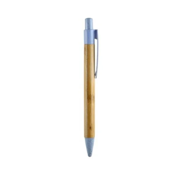  Bamboo ball pen blue