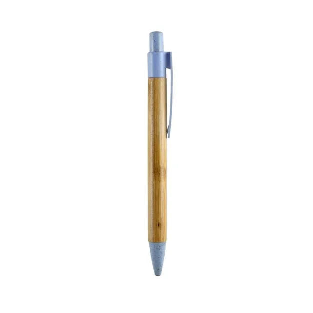  Bamboo ball pen blue