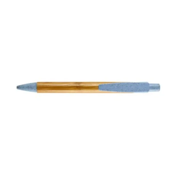  Bamboo ball pen blue