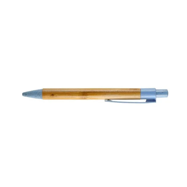  Bamboo ball pen Plava