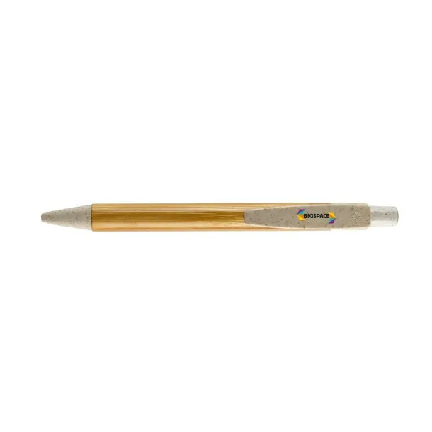  Bamboo ball pen beige