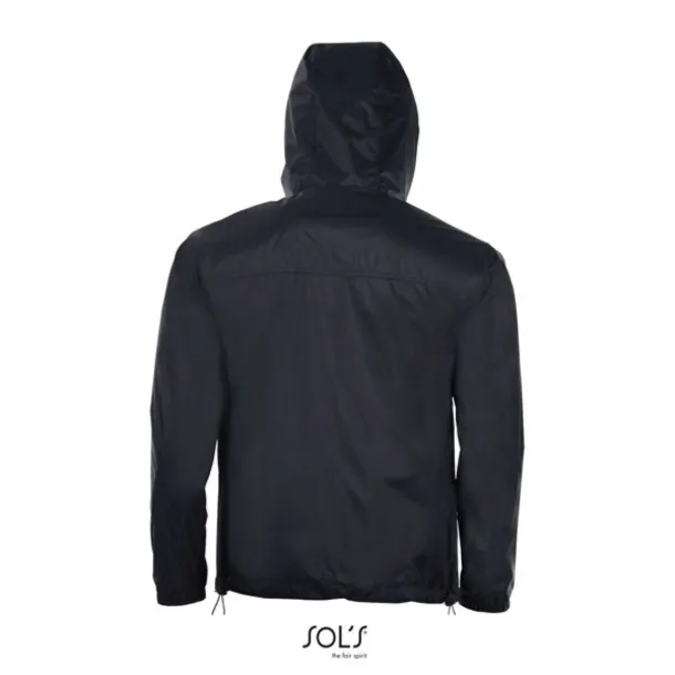  SOL'S SKATE - UNISEX LINED WINDBREAKER - SOL'S Black Tamno siva