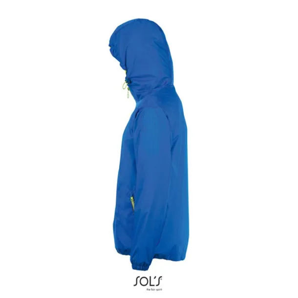  SOL'S SKATE - UNISEX LINED WINDBREAKER - SOL'S Royal blue Neon Gold