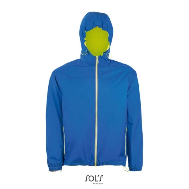  SOL'S SKATE - UNISEX LINED WINDBREAKER - SOL'S Royal blue Neon Gold