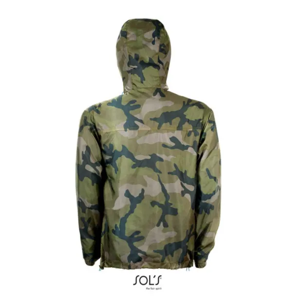  SOL'S SKATE - UNISEX LINED WINDBREAKER - SOL'S Camouflage Royal blue