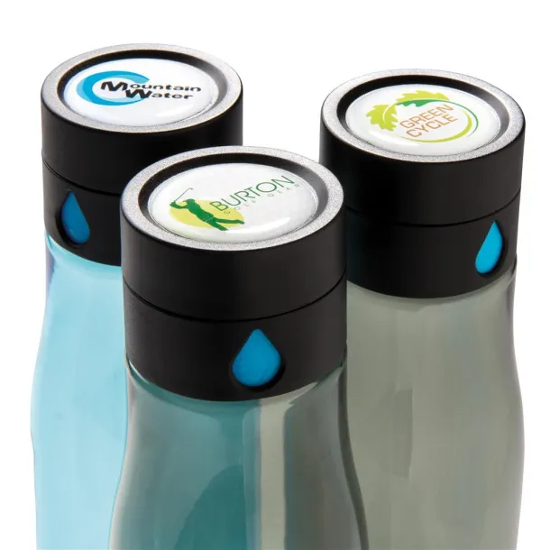  Aqua hydration tracking tritan bottle - XD Xclusive Transparent