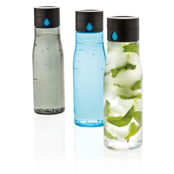  Aqua hydration tracking tritan bottle - XD Xclusive Transparent