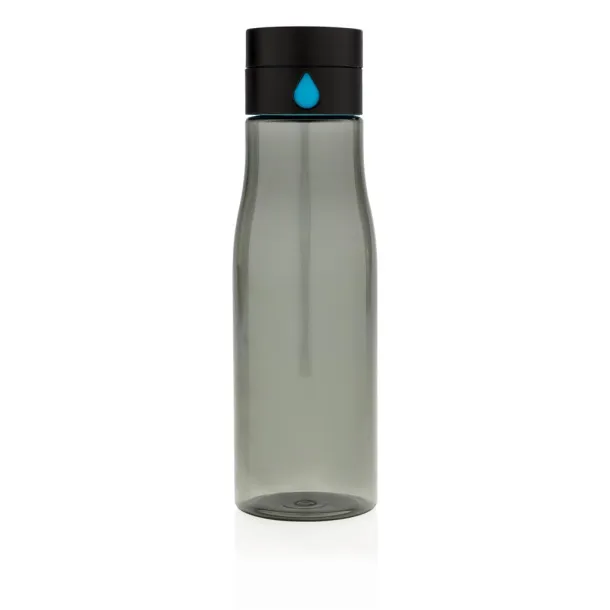  Aqua hydration tracking tritan bottle - XD Xclusive Black 