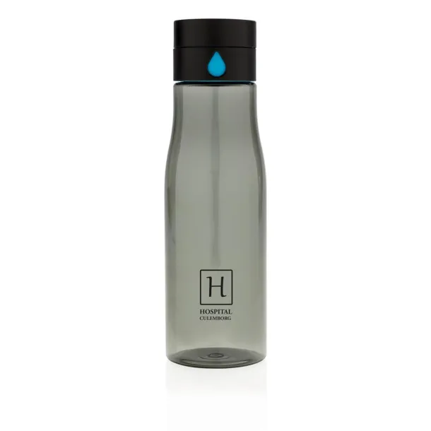  Aqua hydration tracking tritan bottle - XD Xclusive Black 
