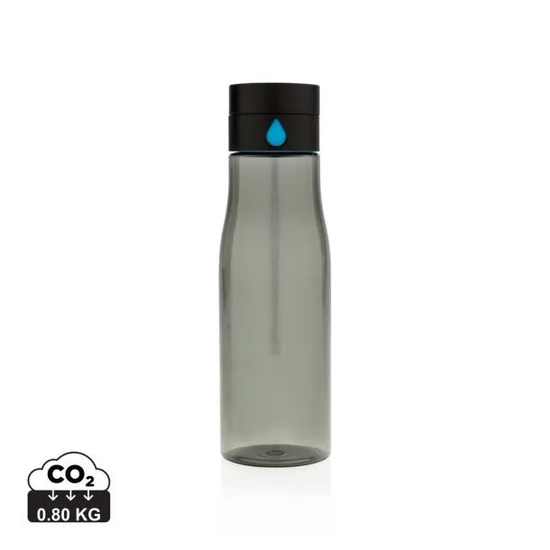  Aqua hydration tracking tritan bottle - XD Xclusive Black 