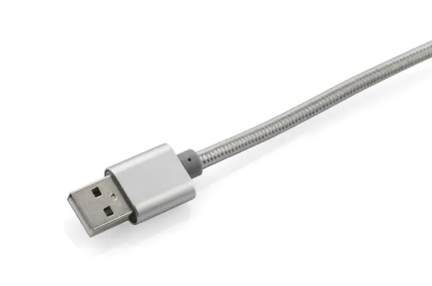 TALA USB kabel 3u1 srebrny