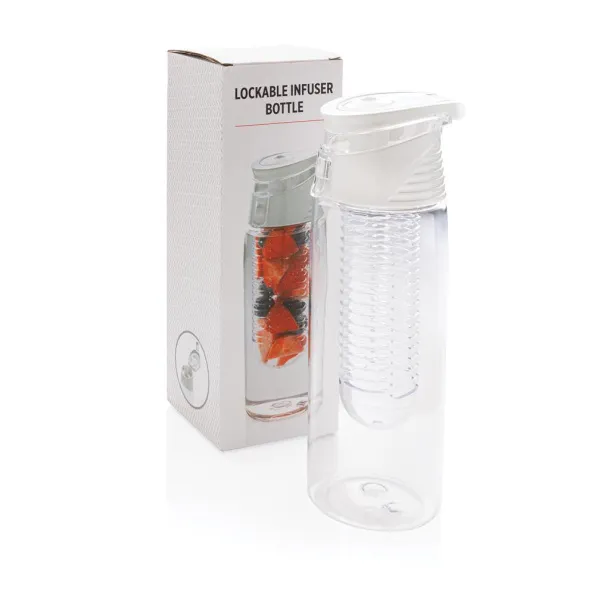  Lockable infuser bottle - XD Collection White