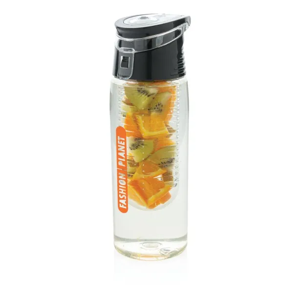  Lockable infuser bottle - XD Collection Transparent Grey