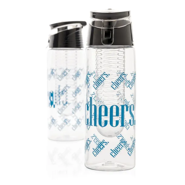  Lockable infuser bottle - XD Collection Transparent Grey