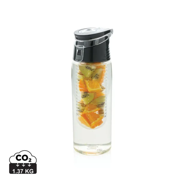  Lockable infuser bottle - XD Collection Transparent Grey