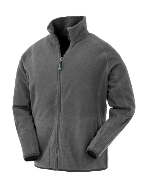  Recycled Microfleece Jacket - Result Recycled Siva