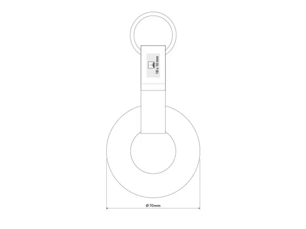 LIDO antistress keychain Kiwi