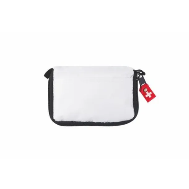 First aid kit in pouch, 14 pcs white