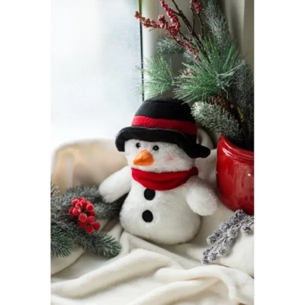 Snovey Plush snowman black white