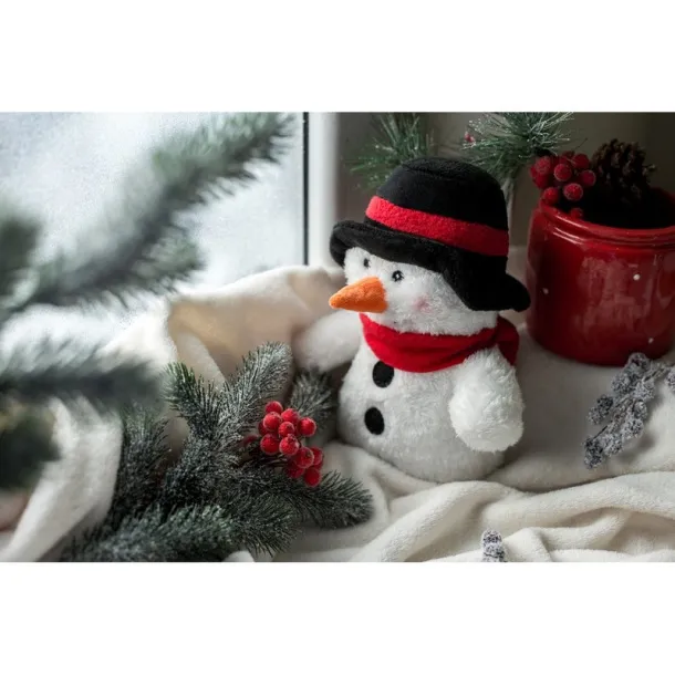 Snovey Plush snowman black white