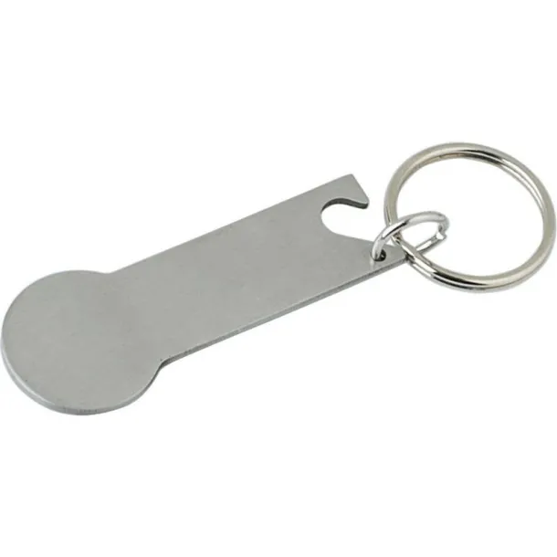  Keyring, bottle opener silver