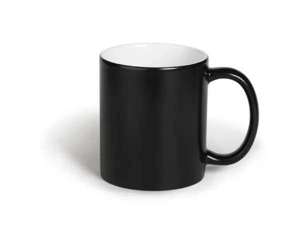 MAGIC MUG ceramic sublimation mug - CASTELLI Black