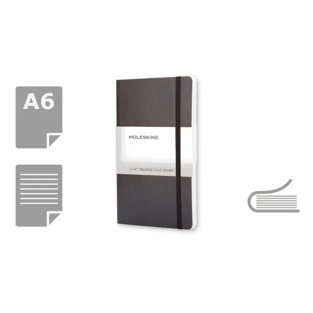  MOLESKINE Notebook approx. A6 Crna