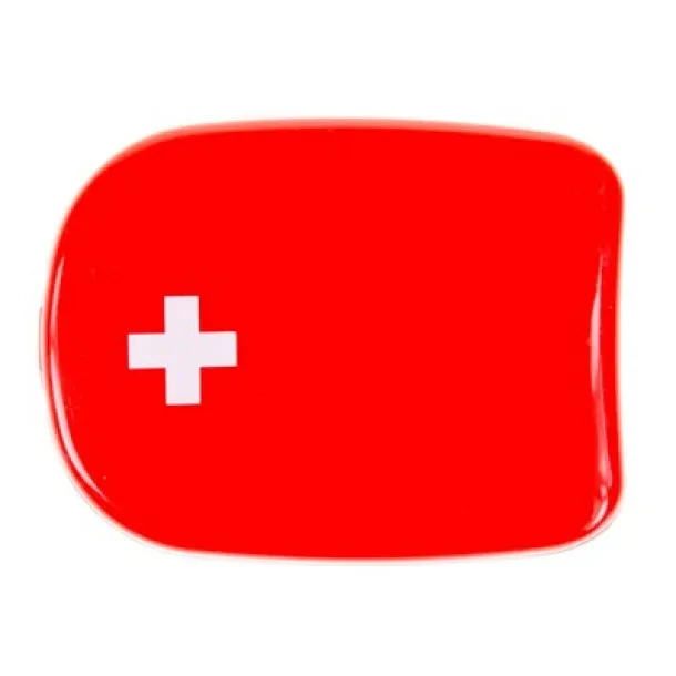  First aid kit in plastic case, 5 pcs Crvena