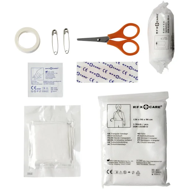 Healer 16-piece first aid kit - Bullet Red White