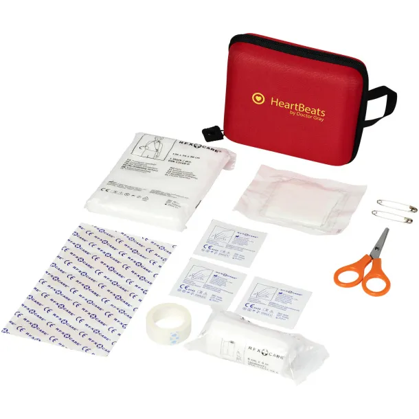 Healer 16-piece first aid kit - Bullet Red White