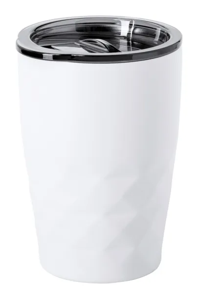 Cupper bakreno izolirana termo šalica, 500 ml Bijela