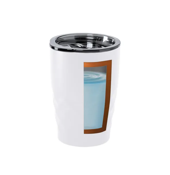 Cupper copper insulated thermo mug White