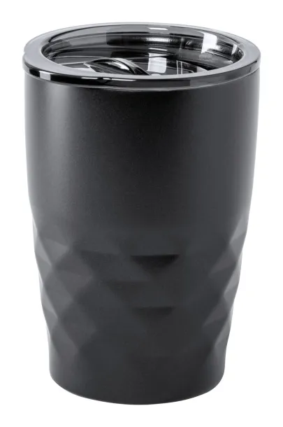 Cupper bakreno izolirana termo šalica, 500 ml Crna