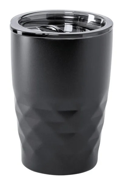 Cupper bakreno izolirana termo šalica, 500 ml Crna
