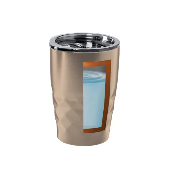 Blur copper insulated thermo mug Gold