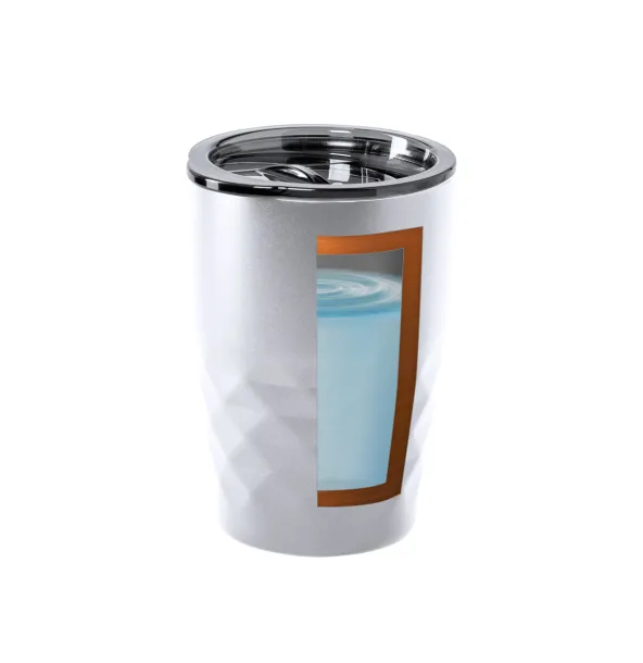 Blur copper insulated thermo mug Silver