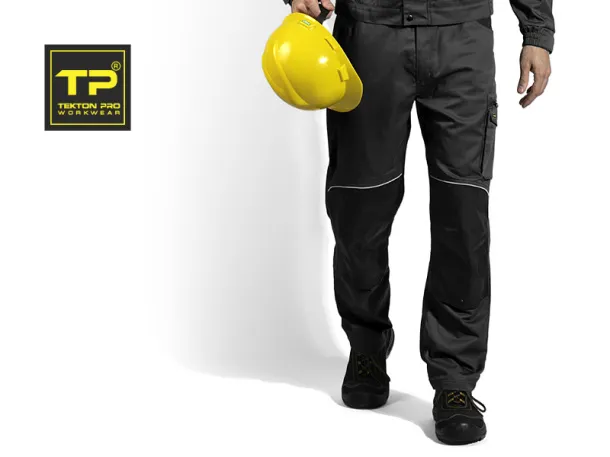 AVIATOR PANTS workwear pants - TEKTON PRO Dark gray