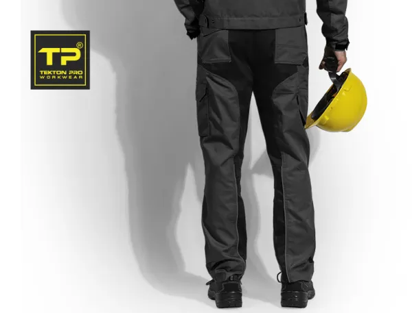 AVIATOR PANTS workwear pants - TEKTON PRO Dark gray